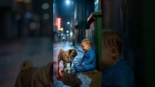 Dog Finds Baby Alone on Road – What He Did Next Will Shock You!  #dog #rescuedog #mypug