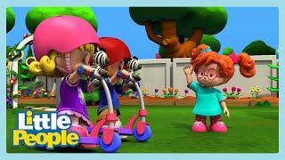 Scooter Ride! | Little People | Wildbrain Little Jobs