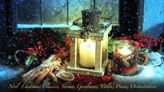 Relaxing Christmas Song Playlist  All "Evergreen" Instrumental Music Treasures  Violin & Orchestra