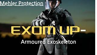 ExoM- Germany presented a combat "smart" suit that enhances the capabilities of an infantryman.