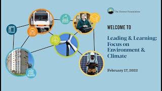 The Denver Foundation Presents Leading & Learning - Focus on Environment & Climate