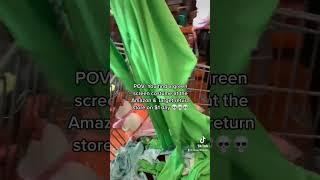 I Found A Green Screen Costume At The Amazon And Target Return Store ️