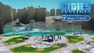 Cities Skylines - ТРИ ЦУНАМИ ПОДРЯД! Город затоплен