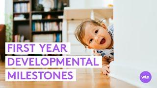 Baby Development Milestones in the First Year: Rolling, First Steps, First Words, and More