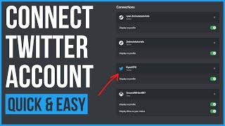 How to Connect Twitter Account to Discord! (2022)