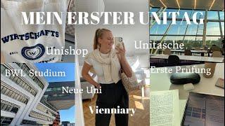 MEIN ERSTER UNI TAG I Neu Uni, BWL-Studium, Unishop Ausbeute, erste Prüfung, lernen I Kathamariie