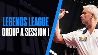 LEGENDS LEAGUE IS HERE!  | Darts | Legends League | Group A Session 1