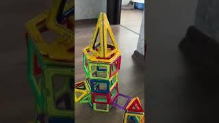 Palace with magnetic constructor mirglory Toys Cars