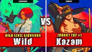 GGST | Wild (Giovanna) VS Kazam (Johnny) | Guilty Gear Strive High level gameplay