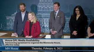 House DFL Media Availability 2/6/25