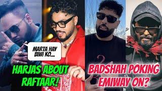Badshah Poking Emiway? Harjas Story For Raftaar On Emiway Diss Line! Karma Story On Harjas! Reply..?