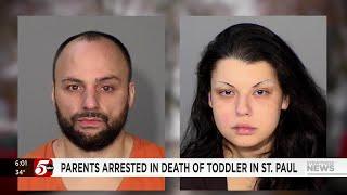 Parents arrested in death of toddler on Christmas Day