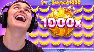 ПОЙМАЛ ПОЛЯНУ БАНАНОВ В SWEET BONANZA 1000! ЗАНОСЫ В СВИТ БОНАНЗЕ ПОЙМАЛ 1000Х ЗАНОСЫ!