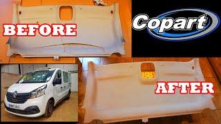 I did it? headlining budget fix. renault trafic copart build