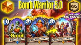 New Control Bomb Warrior Deck Is Back Stronger Than Ever At The Great Dark Beyond | Hearthstone