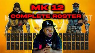 Building the Mortal Kombat 12 Roster