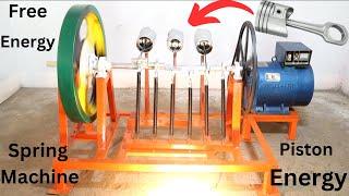 I Built a 15KW Flywheel Spring Machine and You Won't Believe the Results!