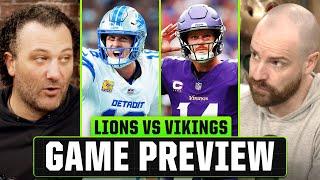 Ben Johnson, Brian Flores Chess Match | Lions vs Vikings Wk7 Preview