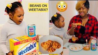 BEANS ON WEETABIX REVIEW WITH MY 4YEARS OLD : BREAKFAST WITH A TWIST THAT BROKE TWITTER