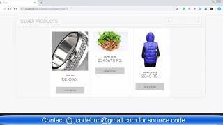 Online shopping project in java with source code using JSP and Servlet