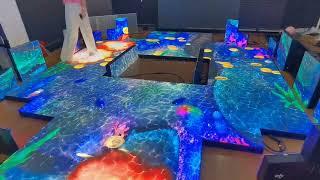 P3 91 LED Immersive Floor Screen   Interactive Ocean Fish