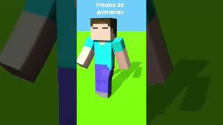 Minecraft Prisma3d Animation #animation #prisma3d #3d #minecraft #steve