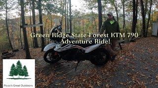 Green Ridge KTM 790 adventure Ride