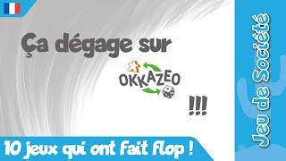 10 jeux de société qui ont fait flop chez moi - Ça dégage sur Okkazeo !!!