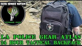 NEW! LA Police Gear Atlas 24 Hour Tactical Backpack - Review