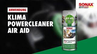 Anwendung SONAX Klima Powercleaner Air Aid