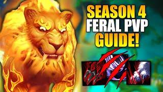 SEASON 4 FERAL DRUID PVP GUIDE | Talents, Rotation, Stats and MORE!