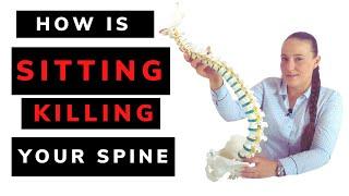 Back pain while sitting? Check how sitting leads to disc herniations.