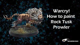 Warcry: How to paint the Untamed Beasts Rocktusk Prowler