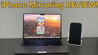 iPhone Mirroring on MacOS Sequoia - How To Setup and Review!