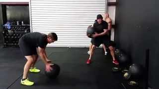 Pain Train Fitness Med Ball Wall