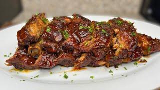 Fall Off The Bone Oven Baked BBQ Ribs