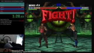 Mortal Kombat 4 Speedrun World Record! Endurance Beginner Ladder 2m 14s N64