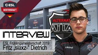 Attax - "slaxz-" im Interview  ESL-Meisterschaft 2019  Interview  [HD]  German | Deutsch