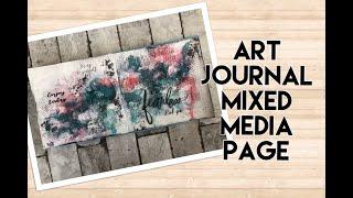 Art Journal - Mixed Media Page