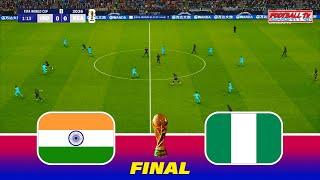 INDIA vs NIGERIA | FIFA World Cup 2026 Final USA | Full Match All Goals | eFootball PES 21 Game