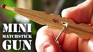 Mini Matchstick Gun - The Clothespin Pocket Pistol