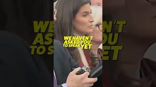 CNNs Kaitlan Collins gets SHUT DOWN by President Trump