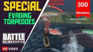 [Battle of Warships] Destroyers evading torpedoes - Special 300 subscribers - Bonus two double kill