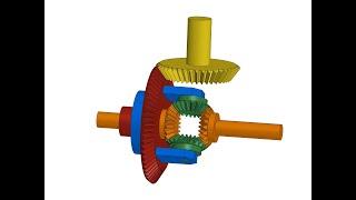 Differential gear box || #shorts || #animation || #solidworks2020 || #design || #gearbox || #gear