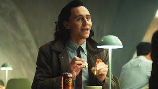 Loki Ruins Mobius Salad - Loki (TV Series 2021) S1E2