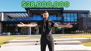 Inside a $38,000,000 MANSION with Underground Private GYM !!!