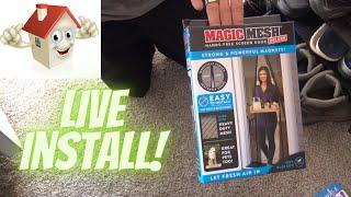 Magic Mesh Screen Door Installation and Review | Magnetic Screen Door | Does Magic Mesh Really Work?