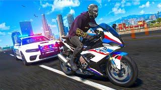 SUPERBIKE Vs COPS in GTA 5 RP