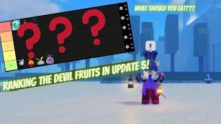 [GPO] Ranking ALL NEW Devil Fruits Update 5! (WHAT SHOULD YOU EAT?)