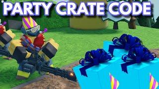 NEW PARTY CRATE CODE (TDS 5TH BIRTHDAY) | ROBLOX Tower Defense Simulator